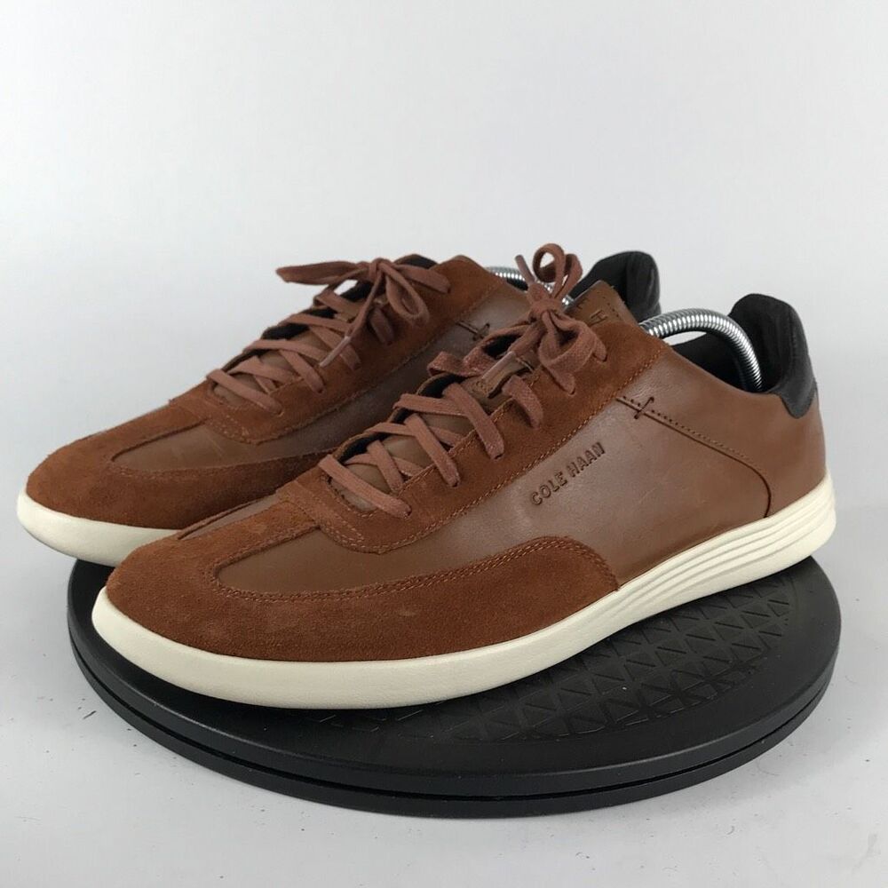 Cole Haan Crosscourt Turf Casual Shoes Brown Leather T850N Men’s Size 12